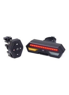 Wireless Remote Control LED Bicycle Tail Lamp Black - v1606029596/N42532568A_1