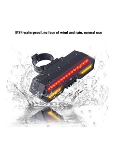 Wireless Remote Control LED Bicycle Tail Lamp Black - v1606029597/N42532568A_5