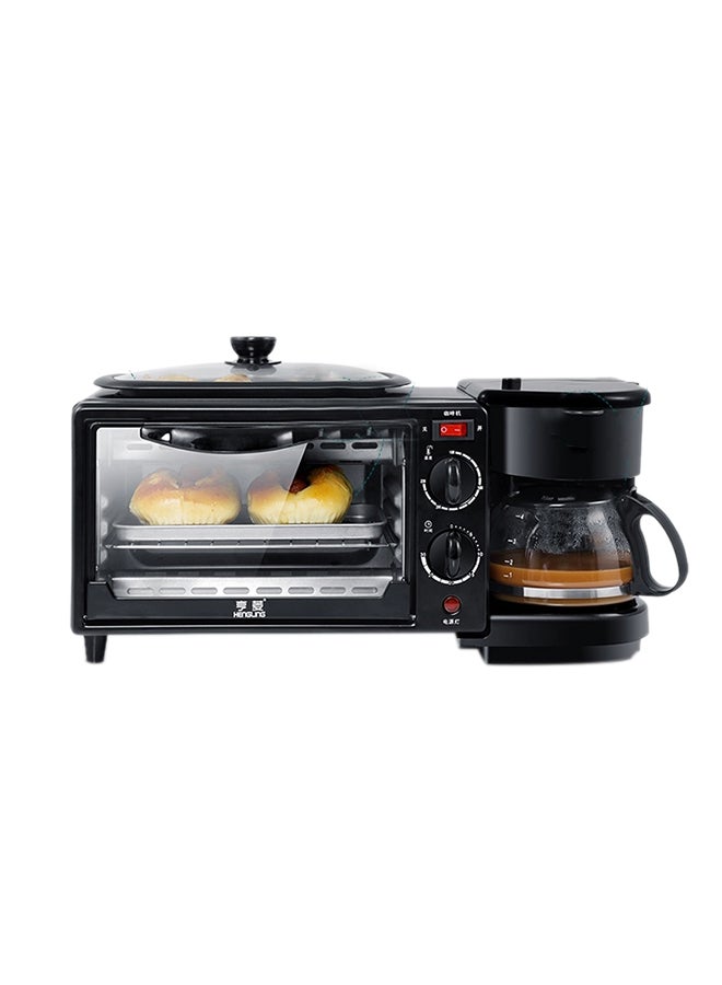 3-In-1 Breakfast Maker Black 45x19x18cm - Image 1