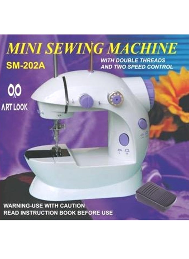 ARTLOOK Mini Sewing Machine BA2710 White/Purple  - Image 3