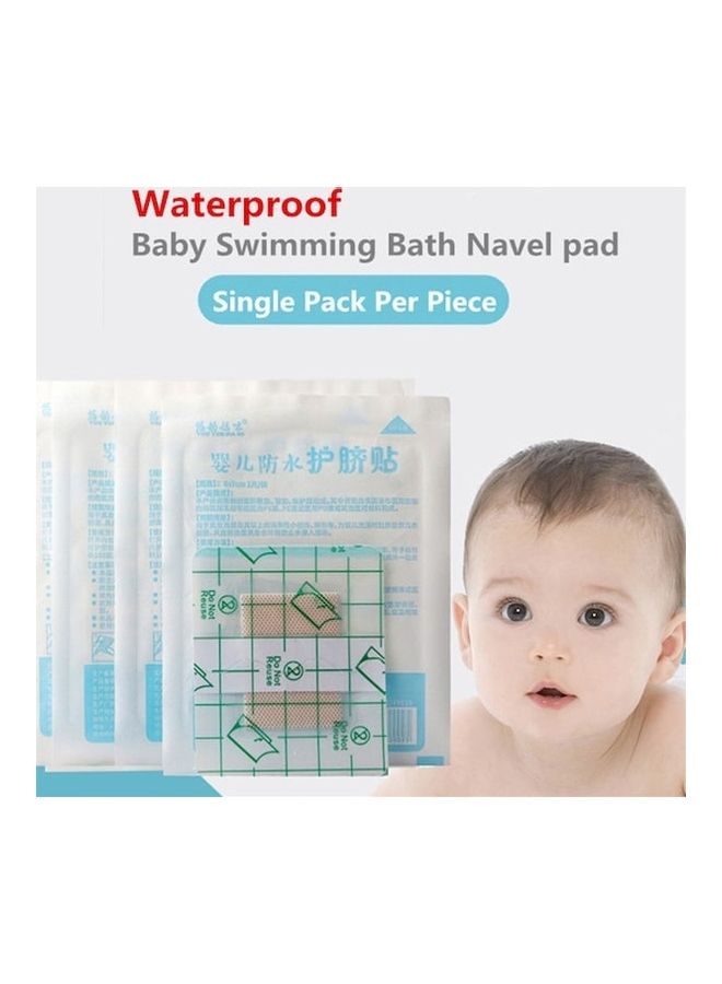 10-Piece Disposable Swimming Waterproof Baby's Navel Sticker Set - Image 2