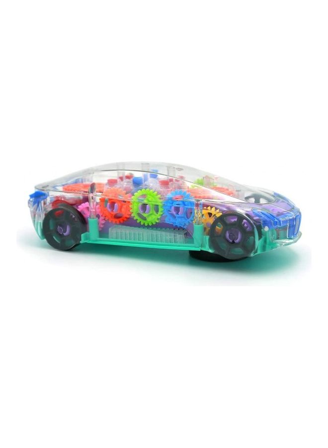 DEXO Battery Operated Transparent Crystal Car Multicolour 100cm - Image 1