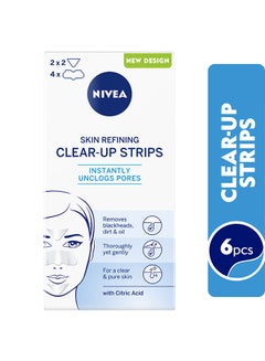 Nivea Face Skin Refining Clear-Up Strips With Citric Acid  - Image 2