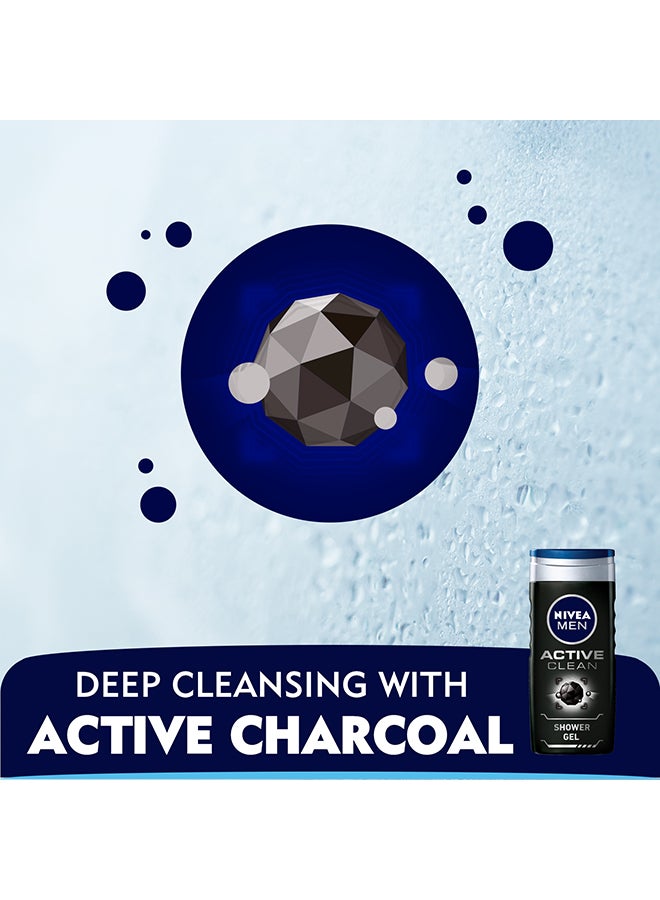 Nivea Active Clean Shower Gel 250ml  - Image 3