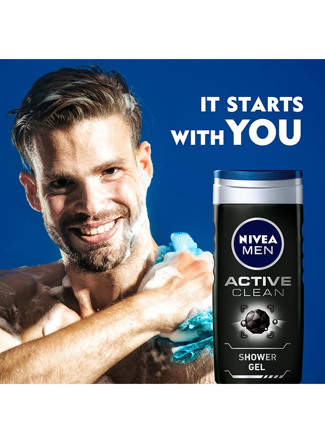 Nivea Active Clean Shower Gel 250ml  - Image 5