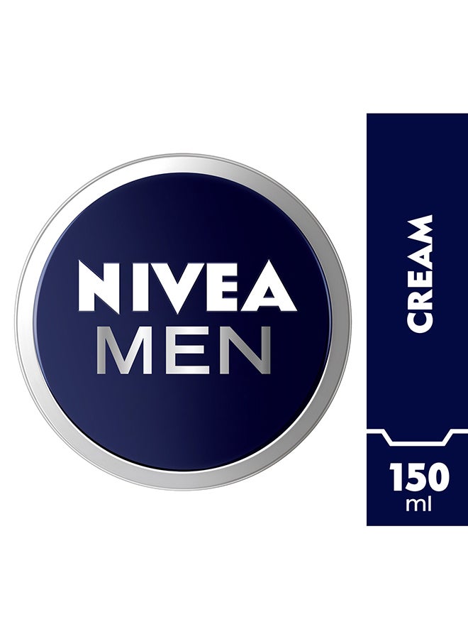 Nivea - Men Creme Moisturising Cream, Face, Body And Hands Tin Navy Blue 150ml - Image 1