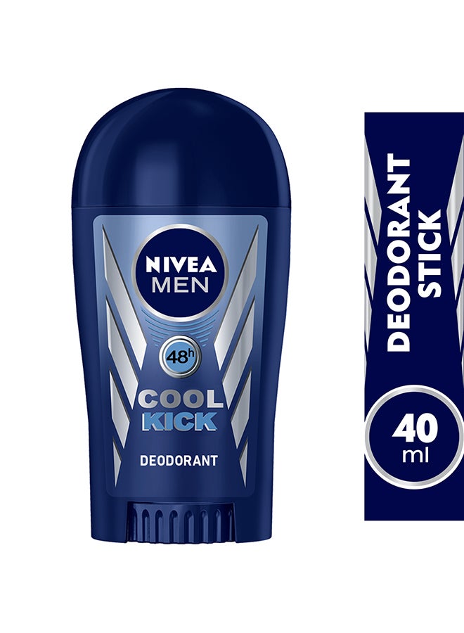 Nivea MEN Cool Kick, Deodorant for Men, Fresh Scent, Stick 40ml - Image 2
