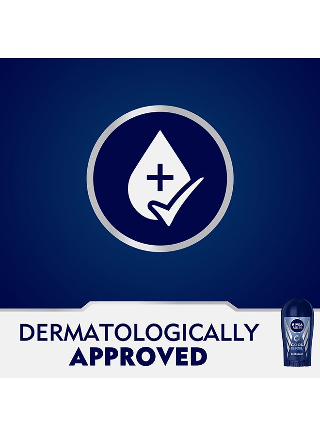 Nivea MEN Cool Kick, Deodorant for Men, Fresh Scent, Stick 40ml - Image 4