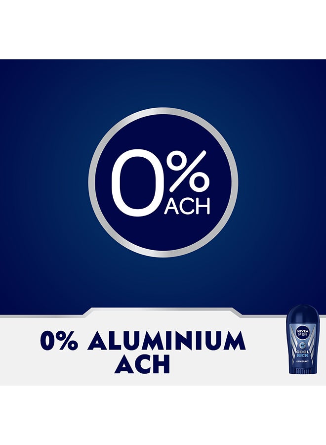 Nivea MEN Cool Kick, Deodorant for Men, Fresh Scent, Stick 40ml - Image 5