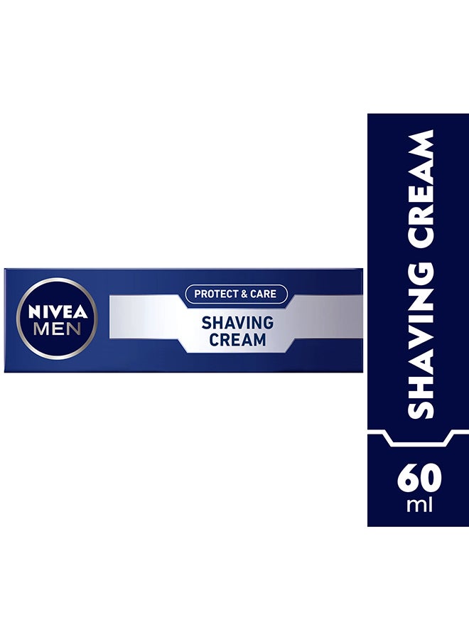 Nivea MEN Protect & Care Shaving Cream, Aloe Vera, 60ml  - Image 2