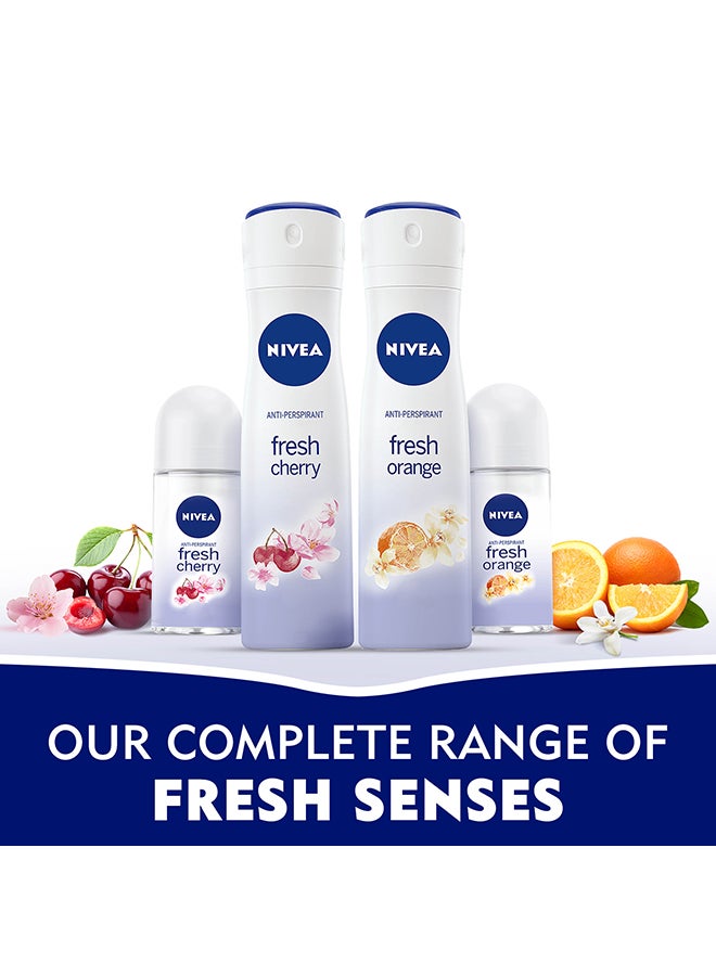 Nivea - Fresh Orange, Antiperspirant for Women, Spray 150ml Multicolour 150ml - Image 1