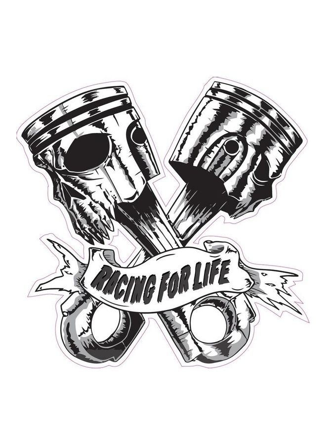 Fast Print Car Sticker Printing On Vinyl Sticker 15X15 cm Black 