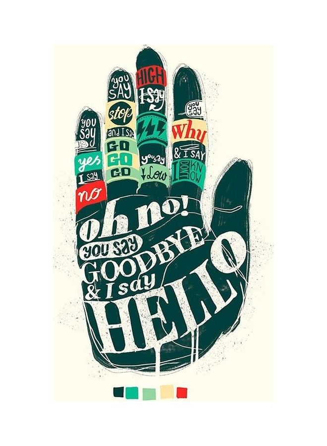 فاست برينت ملصق سيارة بطبعة متعددة الألوان مقاس 35X35 سم