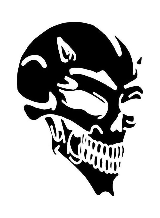 Fast Print Car Sticker Printing On Vinyl Sticker 15X15 cm Black 