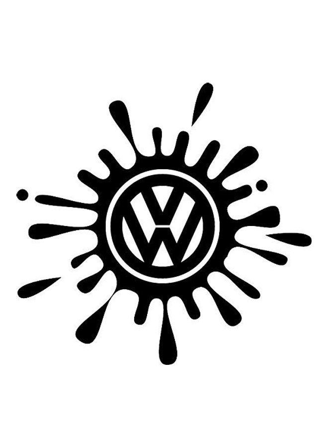 Fast Print Car Sticker Printing On Vinyl Sticker 15X15 cm Black 