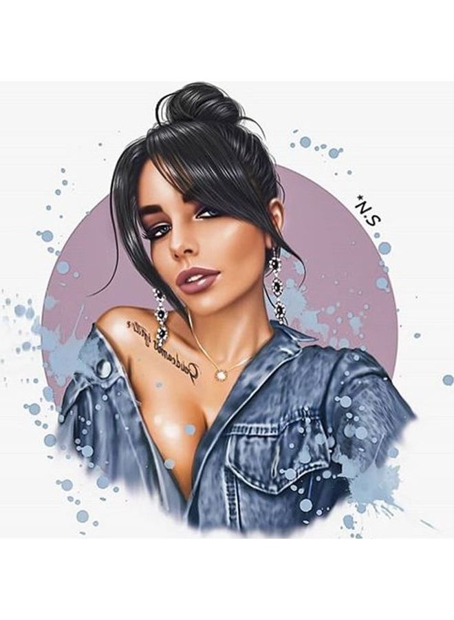 Fast Print Printed Car Sticker 25X25 cm Multicolor