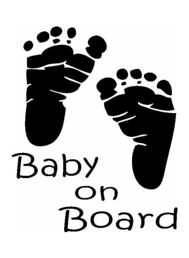 Fast Print Reflective Car Sticker 60X60 cm Black/White