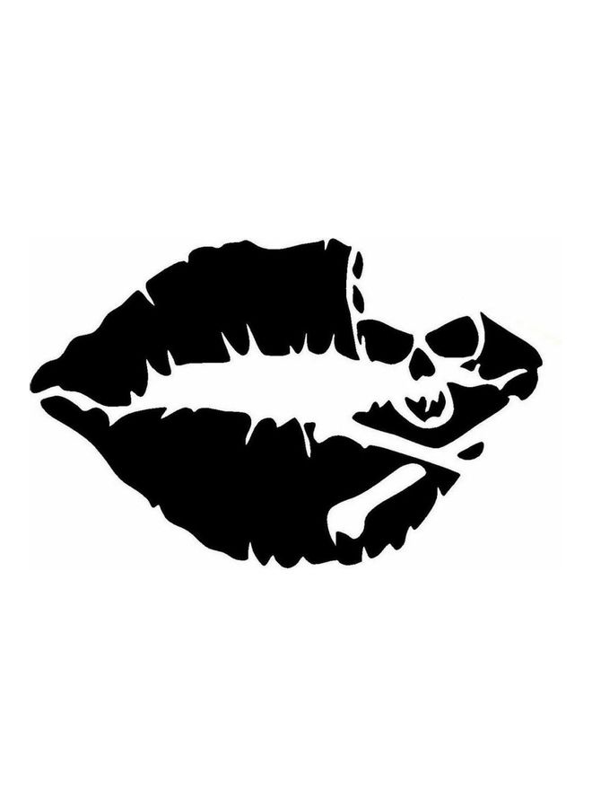 Fast Print Reflective Car Sticker 50X55 cm Black/White