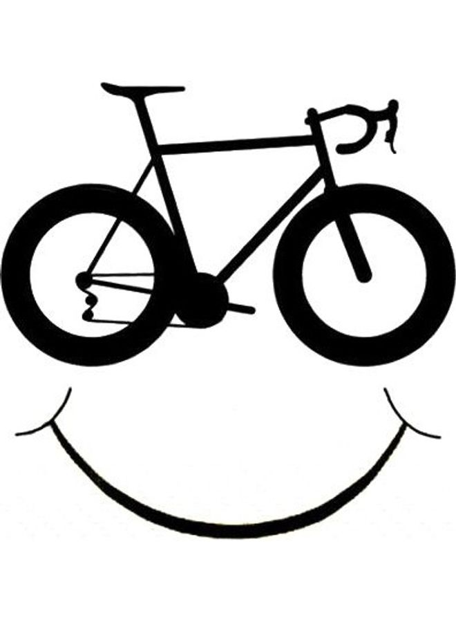 فاست برينت ملصق سيارة بطبعة من الفينيل بقياس 15×15 سم بلون أسود