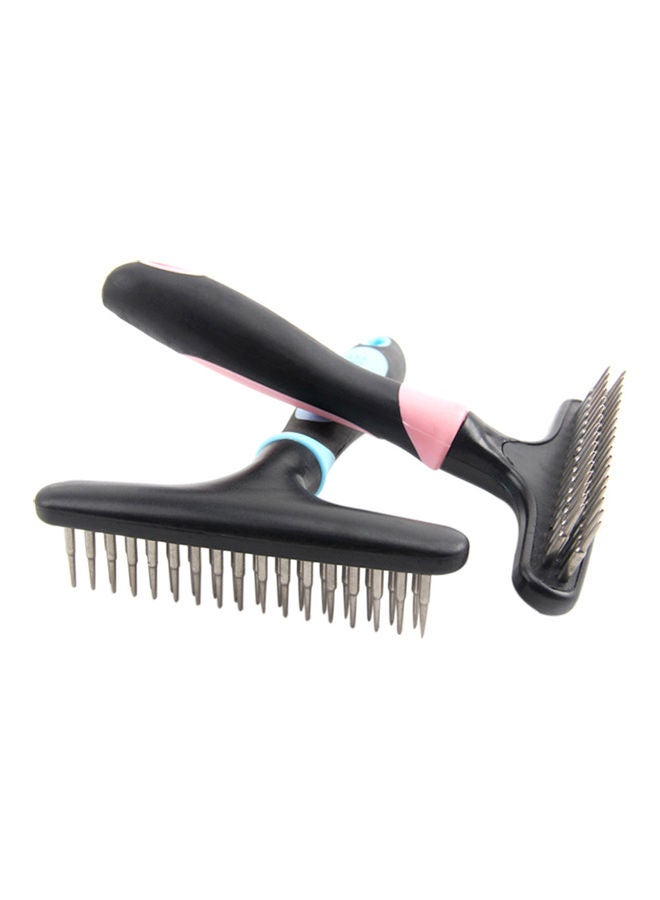 Generic Pet Dog Cat Comb Pet Grooming Brush Rake Tool Remover Hair Shedding Tool For Home Daily Use Portable pink 23.50 x 4.00 x 14.00cm  - Image 3