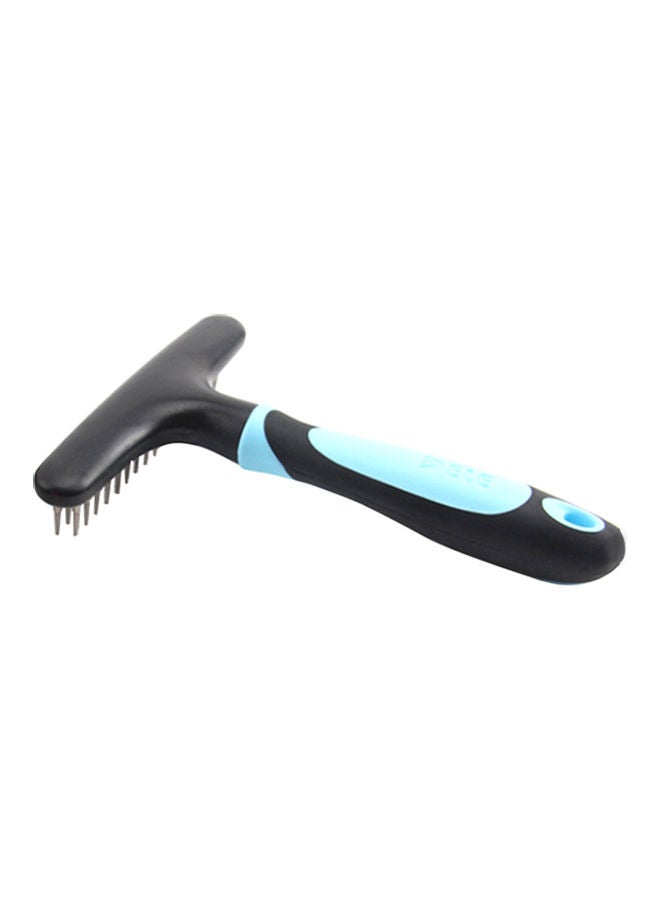 Generic Pet Dog Cat Comb Pet Grooming Brush Rake Tool Remover Hair Shedding Tool For Home Daily Use Portable blue 23.50 x 4.00 x  14.00cm  - Image 1