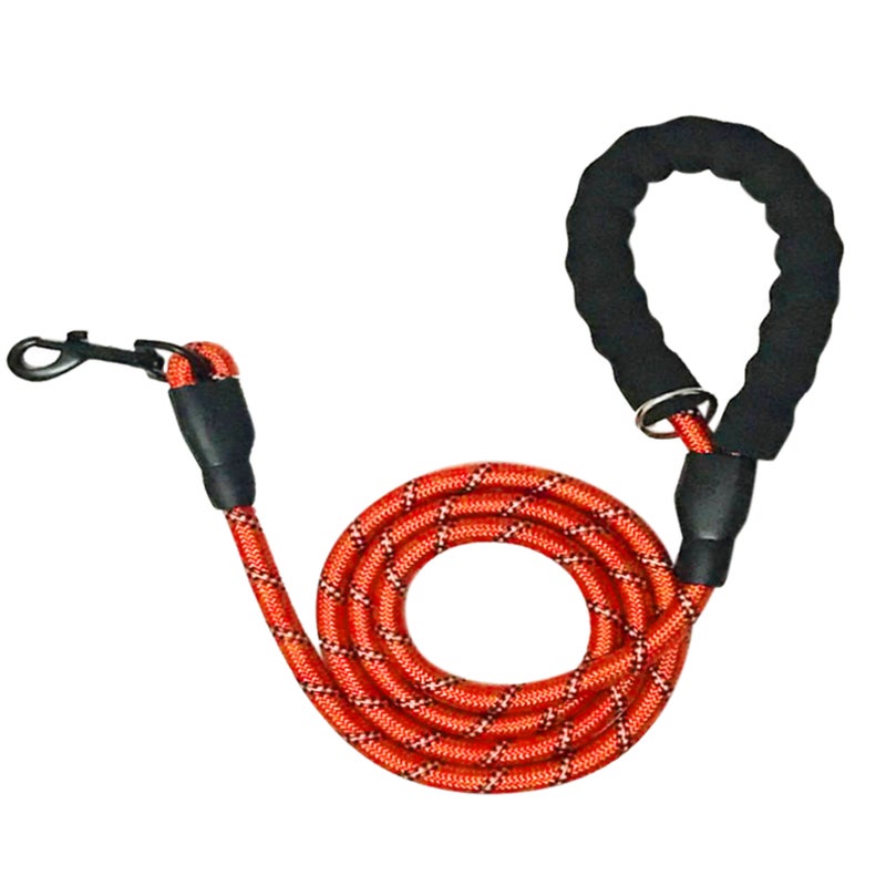 Generic - Strong Dog Leash Thick Durable Nylon Rope Tangle-Free Highly Reflective Threads For Small, Medium And Large Pets orange 25.00 x 2.00 x 8.00cm - Image 1