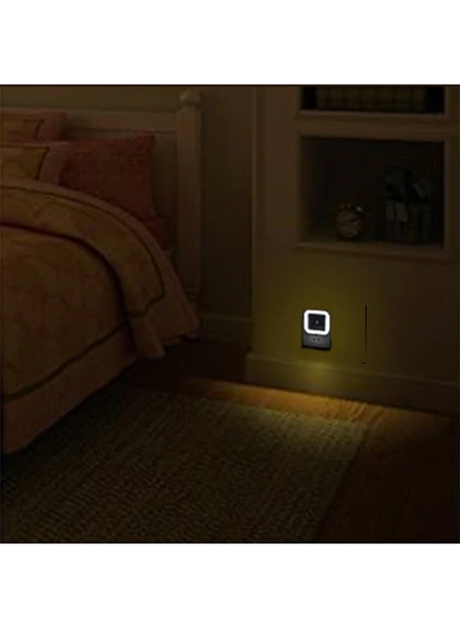 مصباح ليلي بإضاءة LED مزود بجهاز استشعار للتحكم في الضوء أزرق  - Image 4