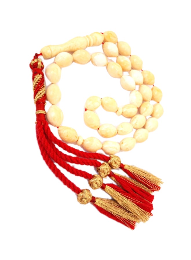 Miracle Empire Ivory Amber Sand Prayer Beads  - Image 1