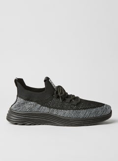 revs textured lace up sneakers