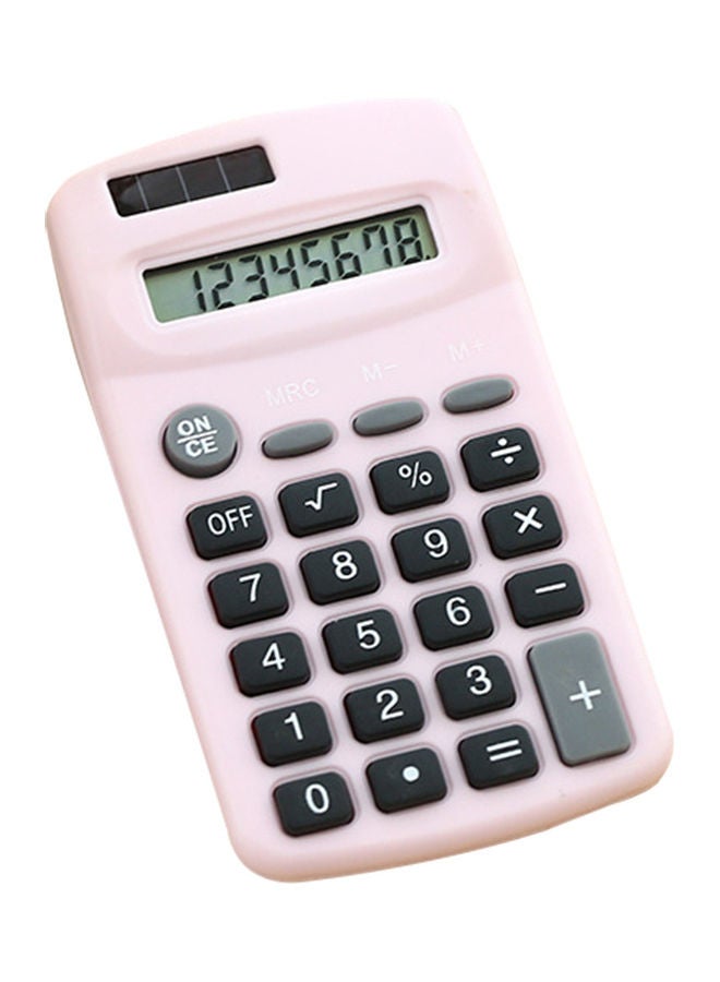 Generic Mini Cute Calculator Pink  - Image 1