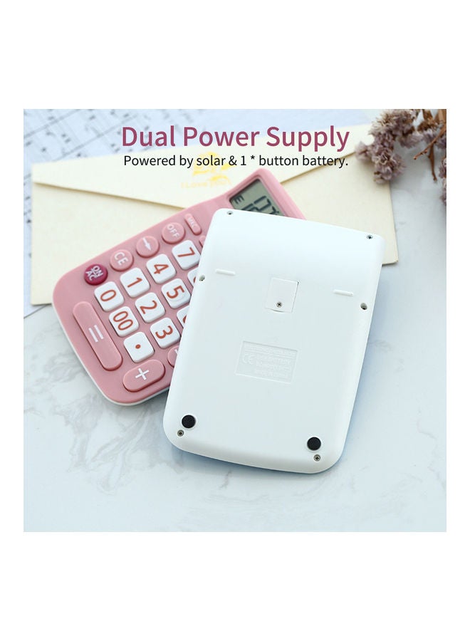 Generic Portable Solar Calculator Blue  - Image 5