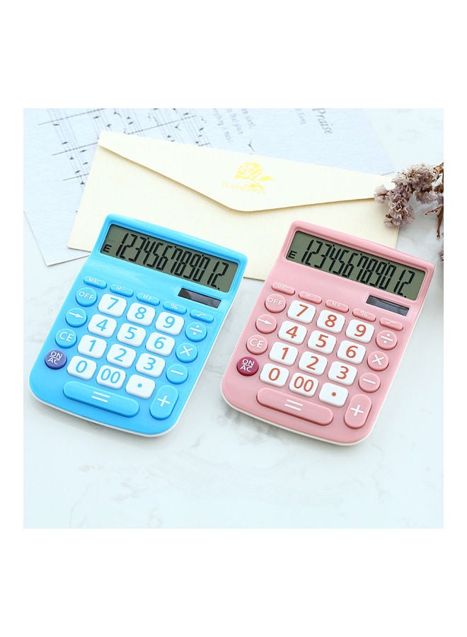 Generic - Portable Solar Calculator Blue - Image 1