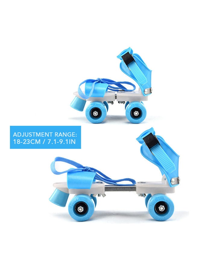 Adjustable Double Wheel Roller Skating Shoes