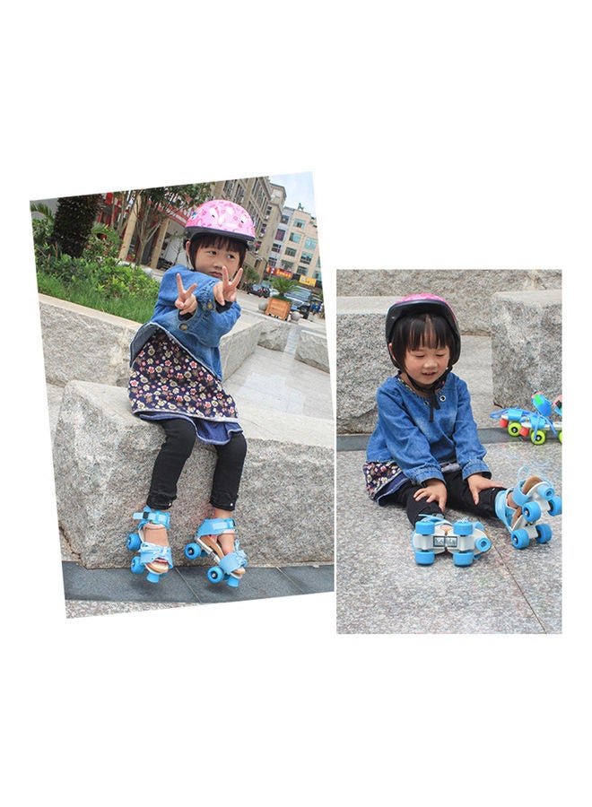 Adjustable Double Wheel Roller Skating Shoes