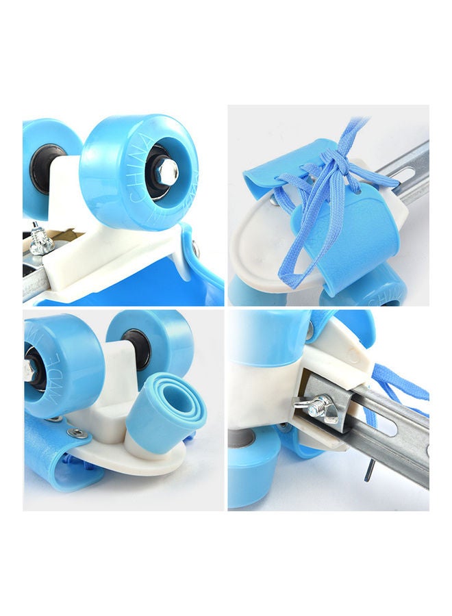Adjustable Double Wheel Roller Skating Shoes