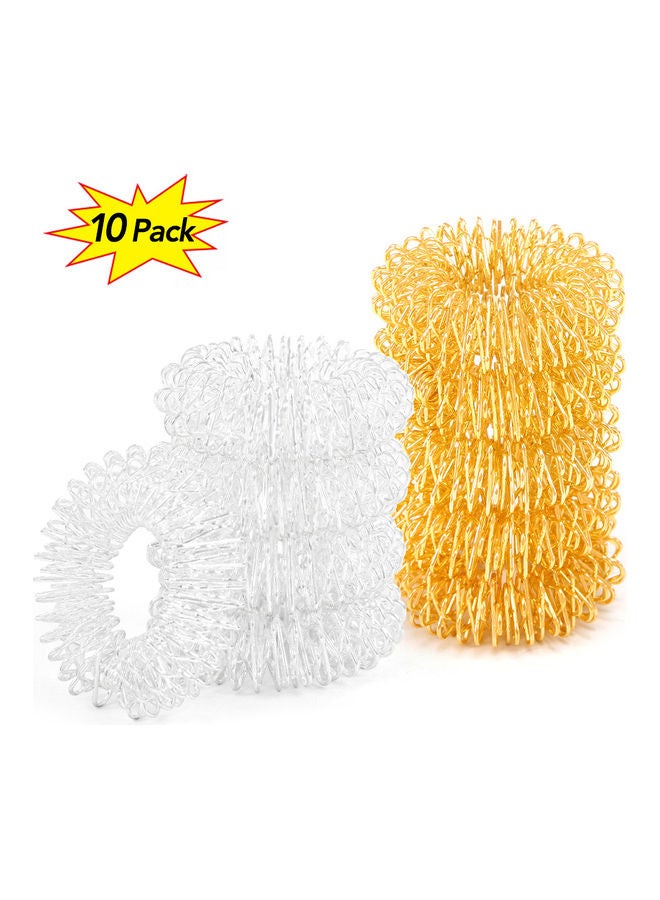 Generic 10-Piece Finger Massage Ring 3x3x1cm - Image 1