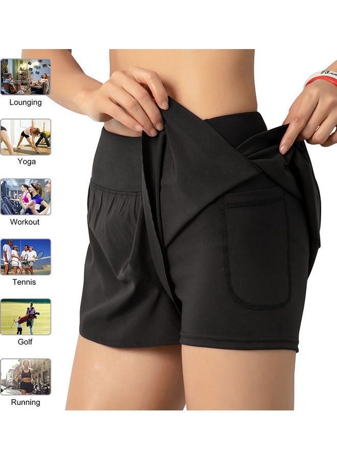 شورت يوغا 2 في 1 XXL - Image 2