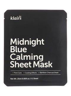 Dear,Klairs Midnight Blue Calming Sheet Mask 25ml  - Image 1
