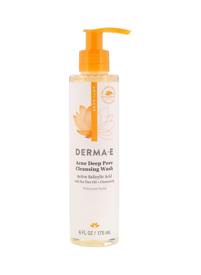 derma-e Acne Deep Pore Cleansing Wash 175ml
