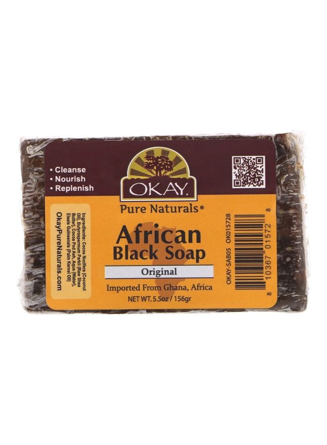 OKAY Okay Pure Naturals African Black Soap Original 5.5 oz (156 g) 156grams 
