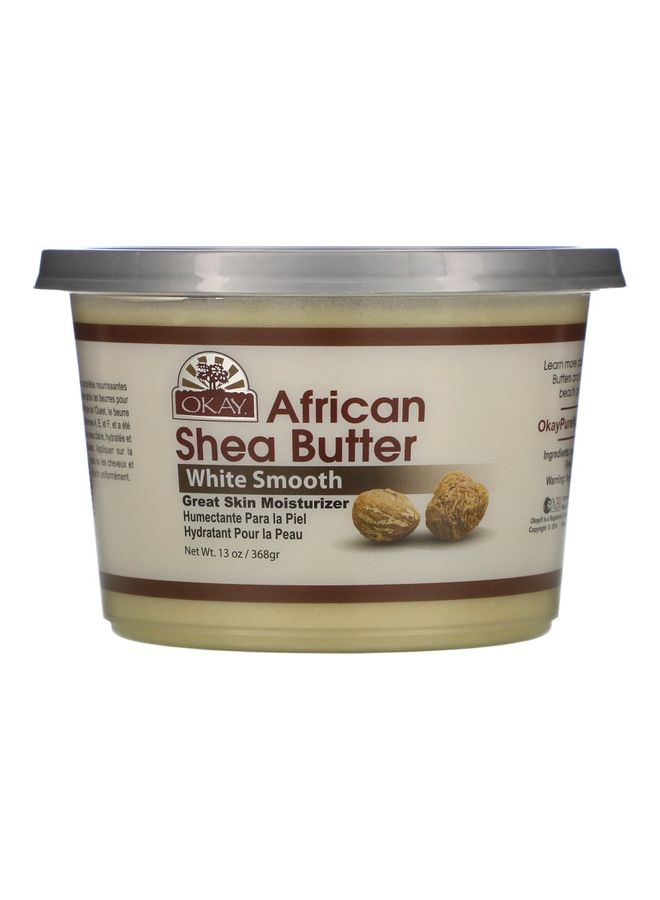أوكي زبدة الشيا الأفريقية النقية البيضاء الناعمة من أوكاي بيور ناتشورالز 13 أوقية (368 جم) as per titleجرام