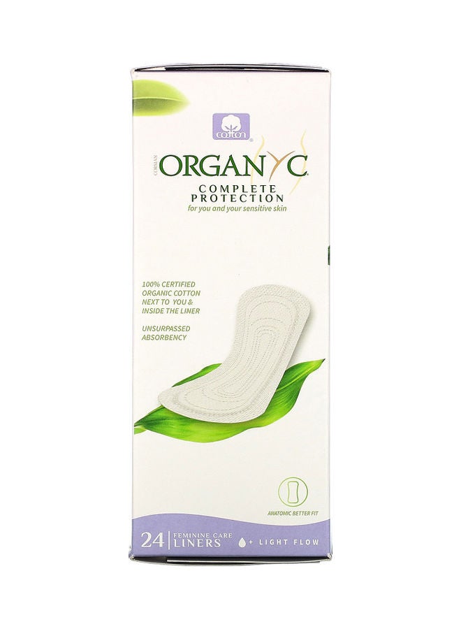 ORGANYC Cotton Panty Light Flow 24 Liners 24ml