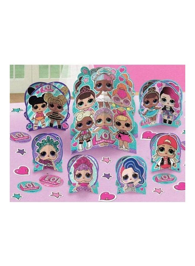 أمسكان مجموعة تزيين الطاولة من سلسلة إل أو إل سربرايز Centerpiece 12, 7, 4, confetti 2بوصة