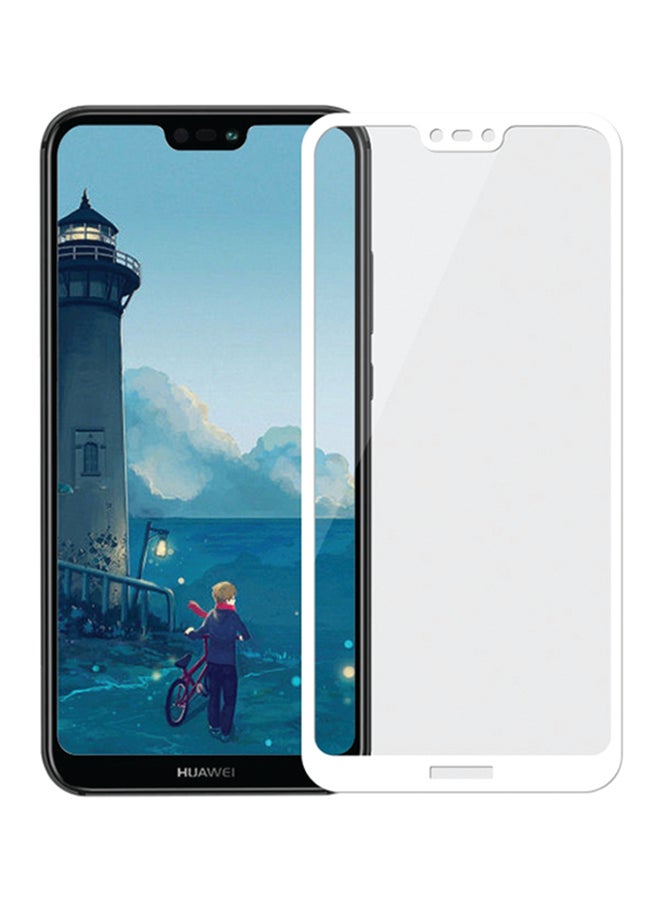 G-TiDE EXTREME 9D Screen Protector Glass For Huawei P20 Lite/Nova 3E White  - Image 1