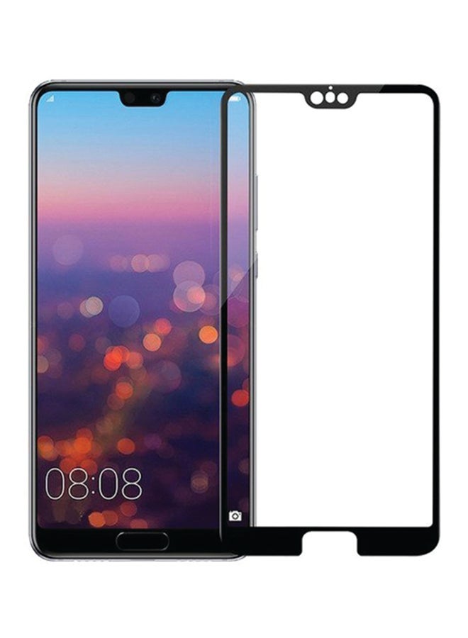 جي تايد إكستريم لاصقة حماية للشاشة مصنوعة من الزجاج 9D لهاتف هواوي P20 برو أسود/شفاف - Image 1