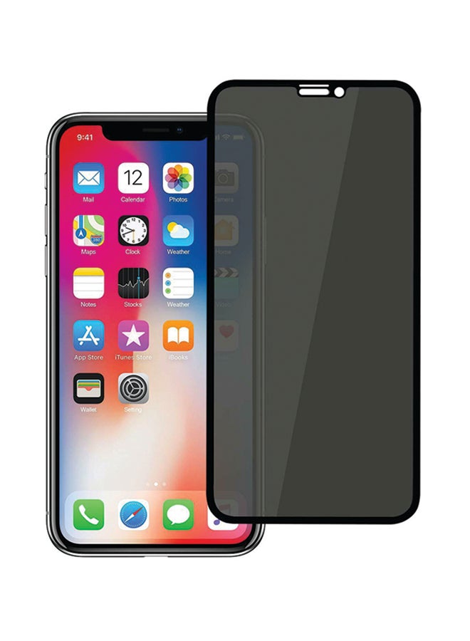 جي تايد إكستريم لاصقة حماية شاشة مصنوعة من الزجاج 9D لهاتف أبل آيفون X/XS/11 برو أسود - Image 1