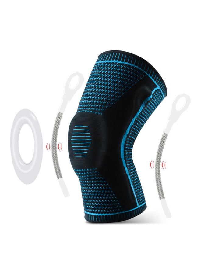 Knee Brace Support With Side Stabilizers Silicone Pad Sports Sleeves XL 33x2x20cm - Image 2