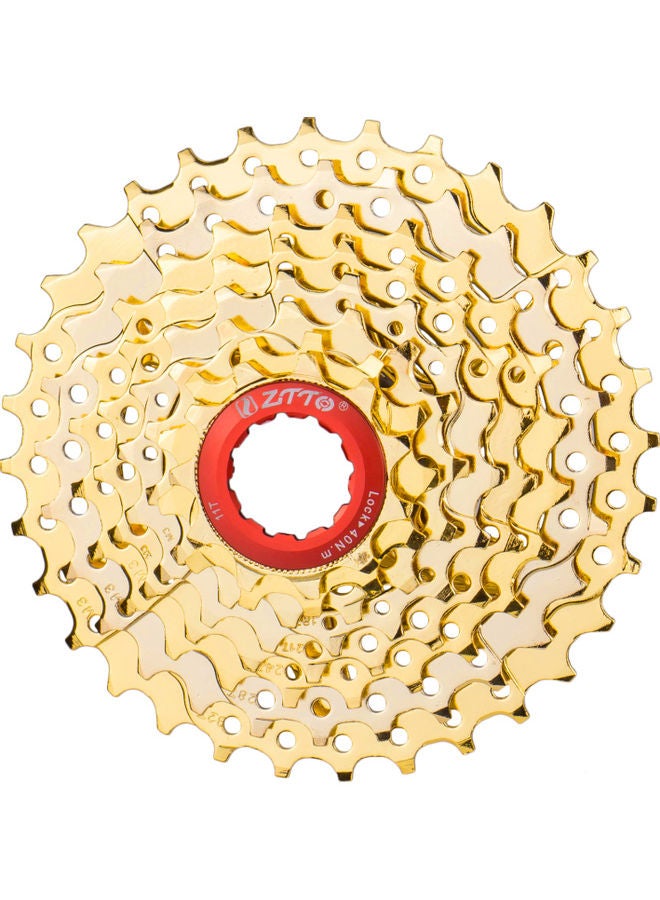 Generic Mountain Bike 8-speed 32T Gold Flywheel Cassette 15x5x15cm  - Image 1
