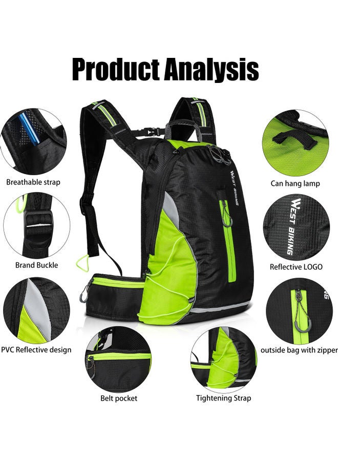Generic 16L Cycling Knapsack Mountain Bike Bag Outdoor Backpack Leisure Light Travel  Riding Equipment  - Image 4