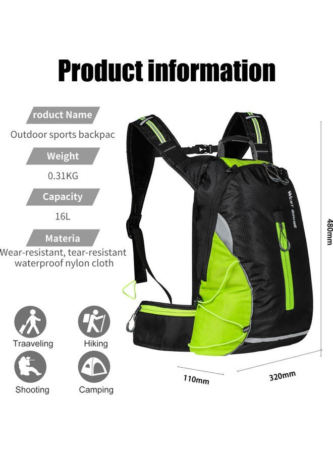 Generic 16L Cycling Knapsack Mountain Bike Bag Outdoor Backpack Leisure Light Travel  Riding Equipment  - Image 5